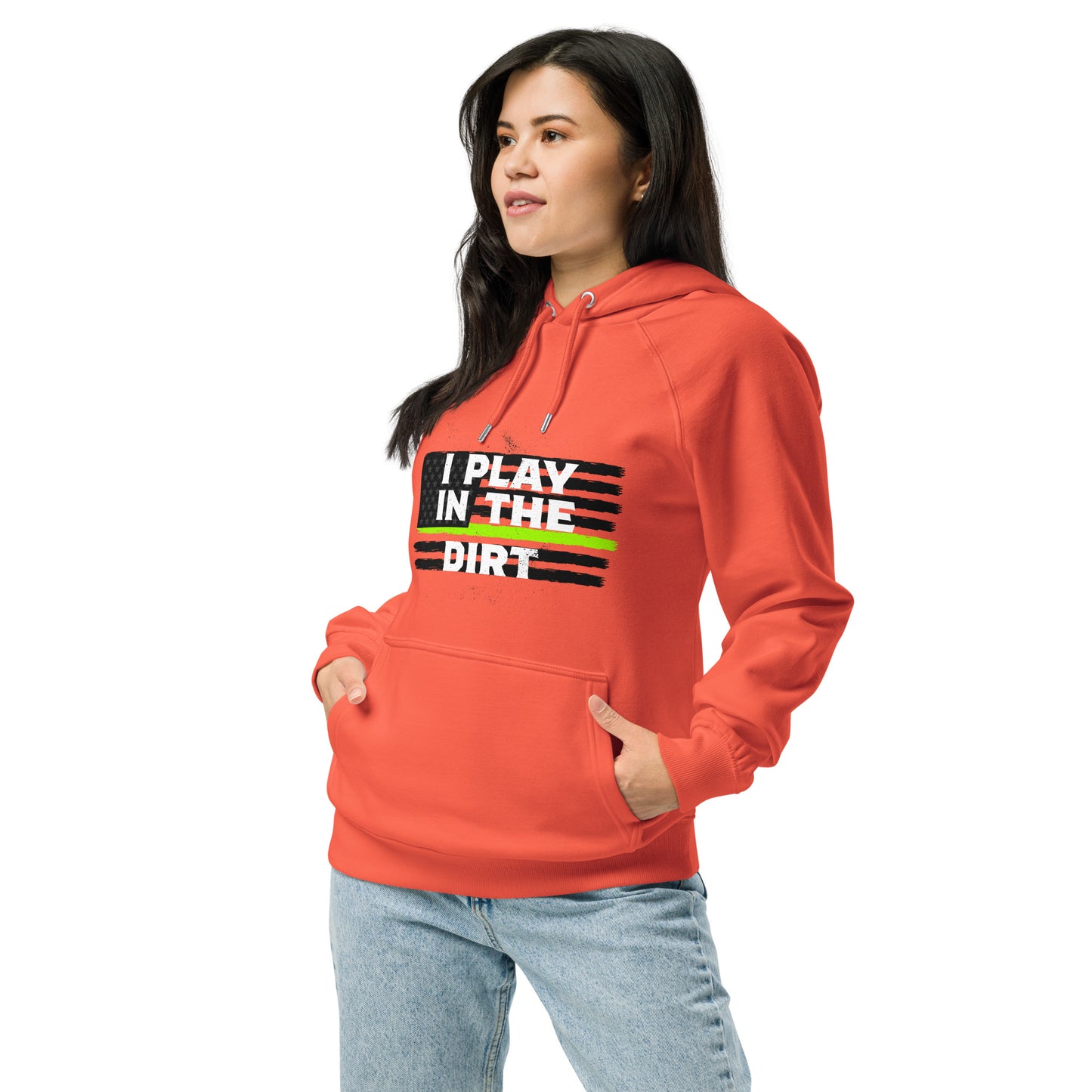 Unisex eco raglan hoodie